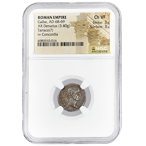 Roman empire galba denarius - galba,
