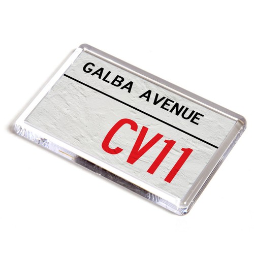 Fridge magnet galba avenue - fridge,
