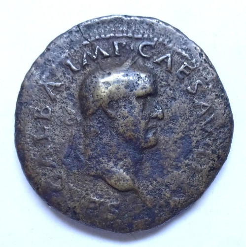 Galba sestertius roman - galba,