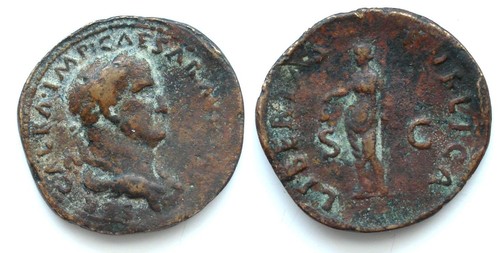 Dupondius galba depicting - of,