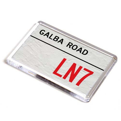 Fridge magnet galba road ln7 - fridge,